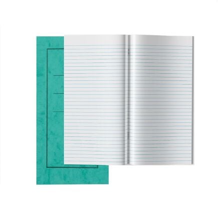 6.5\'\'x 4\'\' Exercise Book 8mm Ruled Green 64pg 50pk Green hi\-res